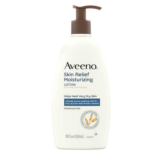 10. Aveeno Skin Relief Fragrance Free Moisturizing Lotion image