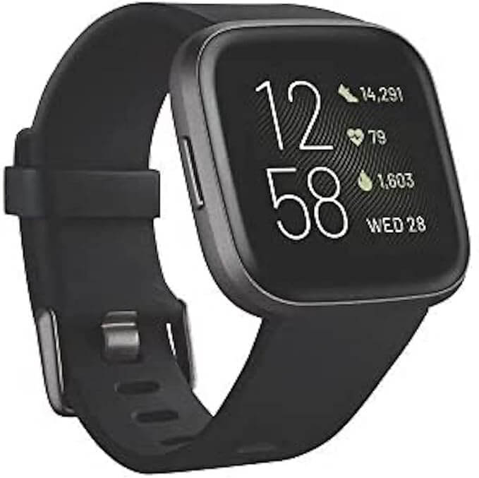 10. Fitbit Versa 2 Health and Fitness Smartwatch Best Android Smartwatch for Women image