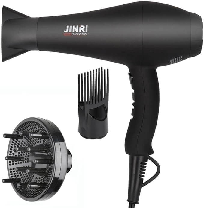 2. Jinri Professional Negative Ionic Infrared Blow Dryer