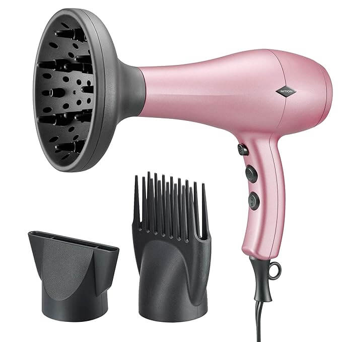 9. Nition Ceramic Hair Dryer Best Hair Dryer for Straightening Hair image